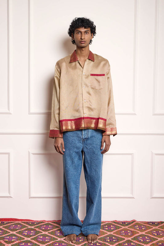 Handloom Silk Shirt