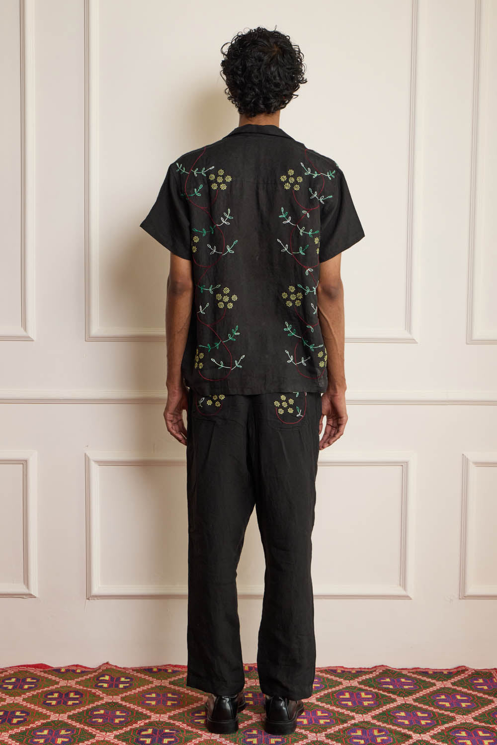 Floral Embroidered Shirt