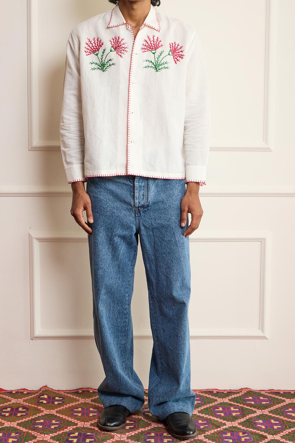 Wide Leg Denim Jeans