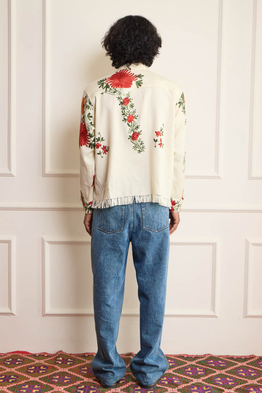 Suzani Embroidered Over Shirt