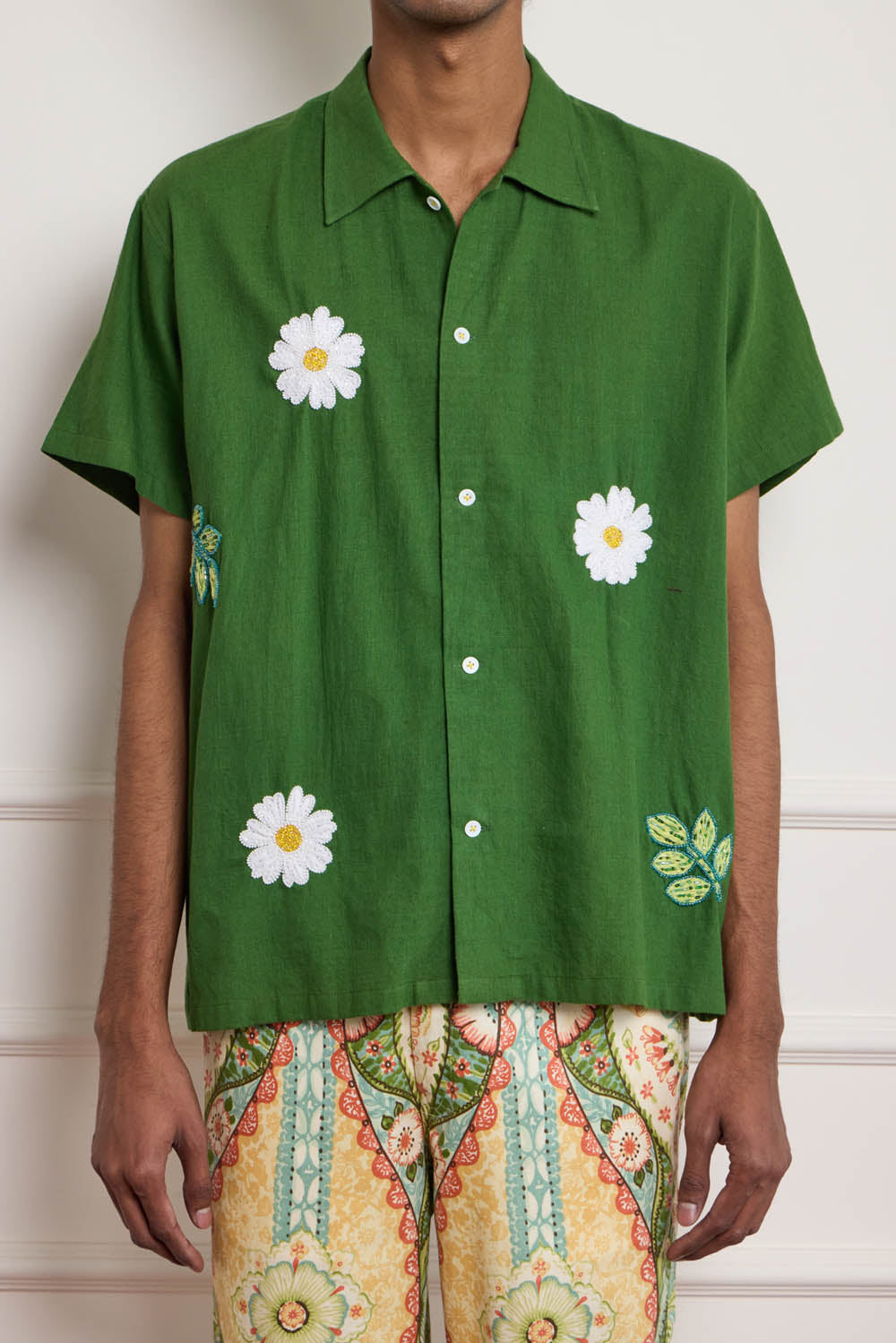 Sequin Embroidered Shirt