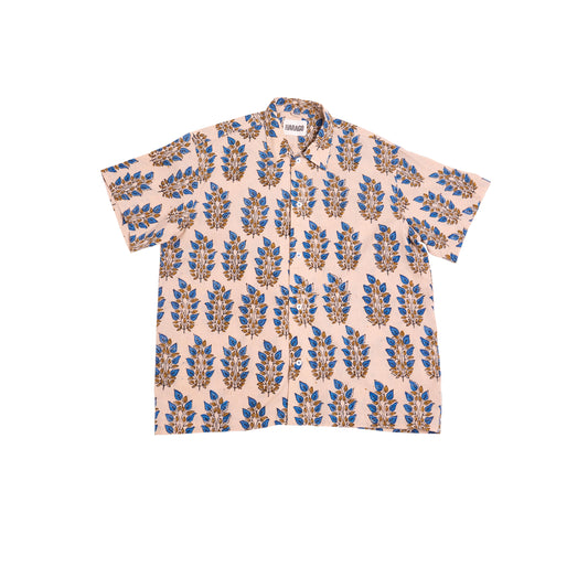 Block Printed Short Sleeve Shirt