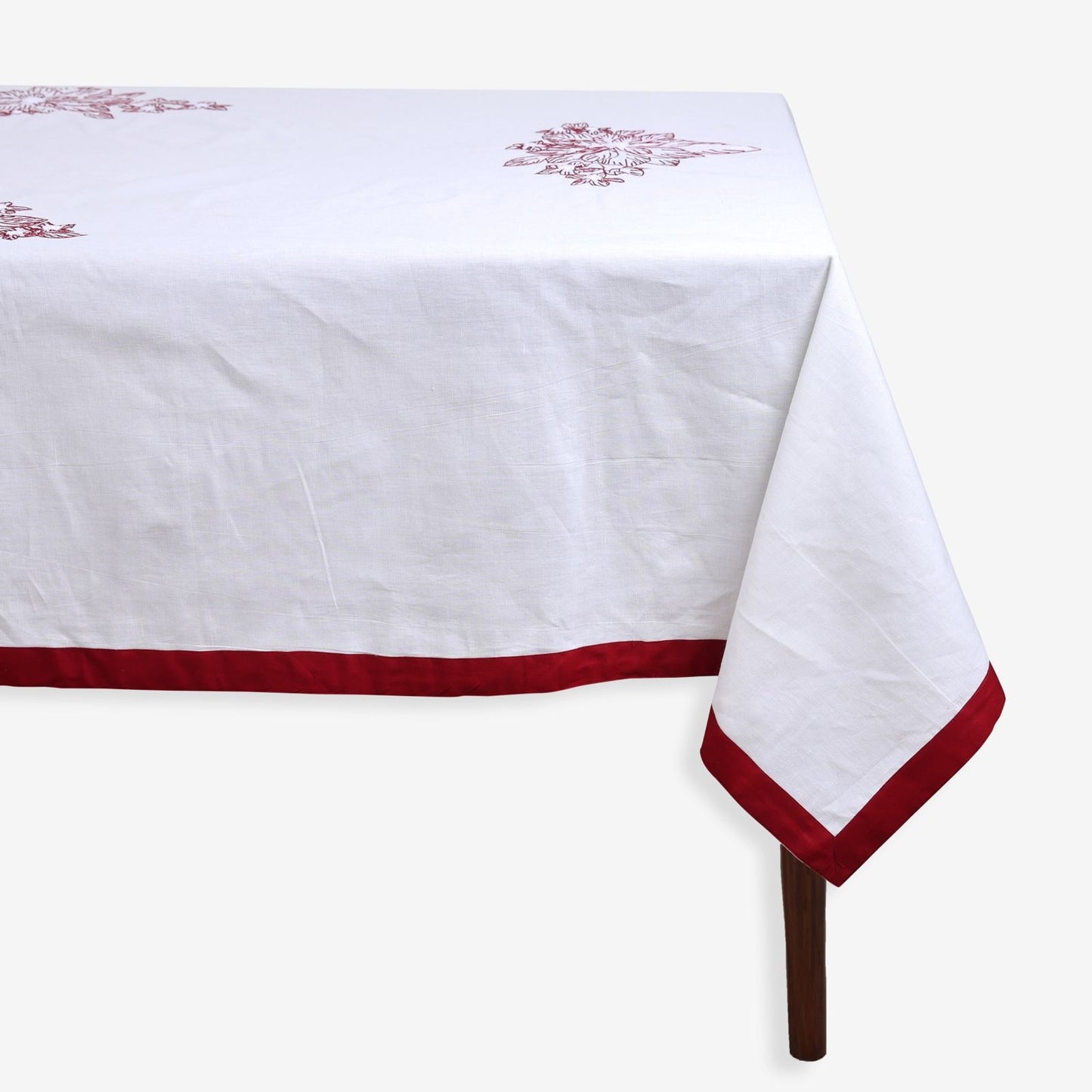 Floral Embroidered Tablecloth