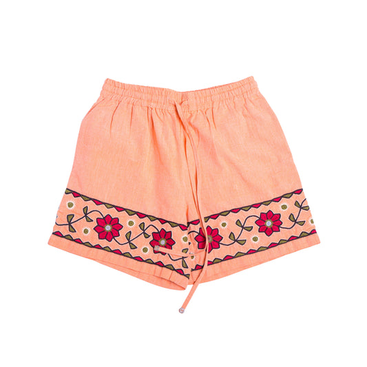 Kutchi Embroidered Shorts