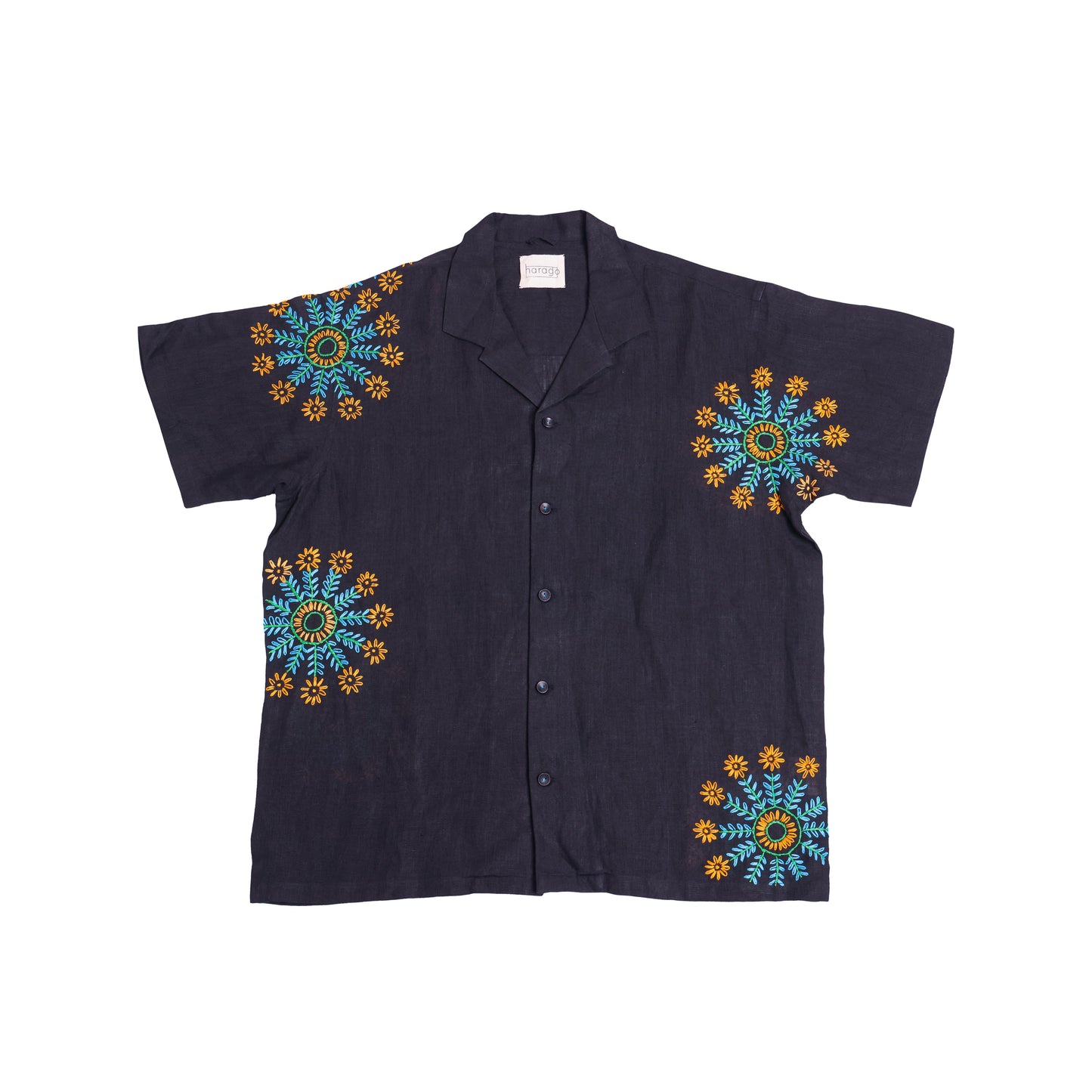 Black Embroidered Shirt