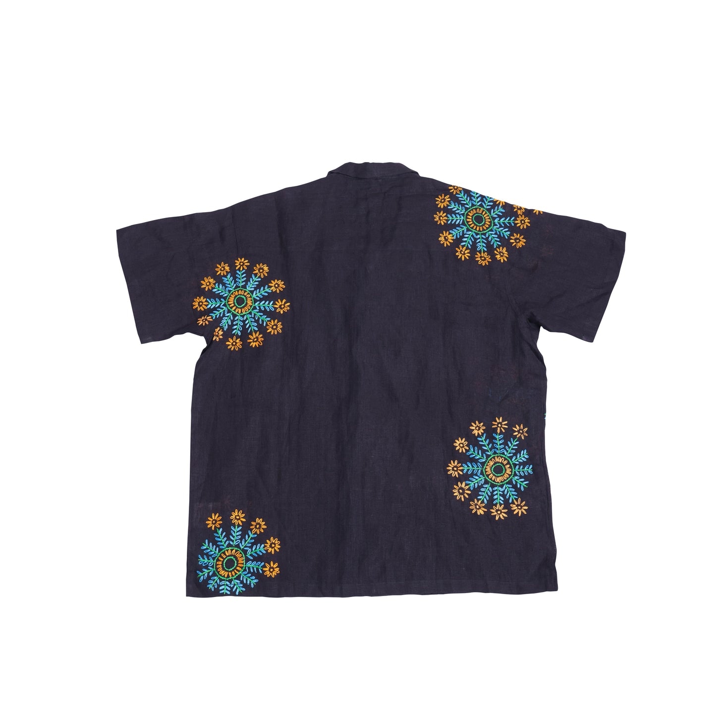 Black Embroidered Shirt