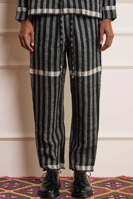 Striped Linen Pants
