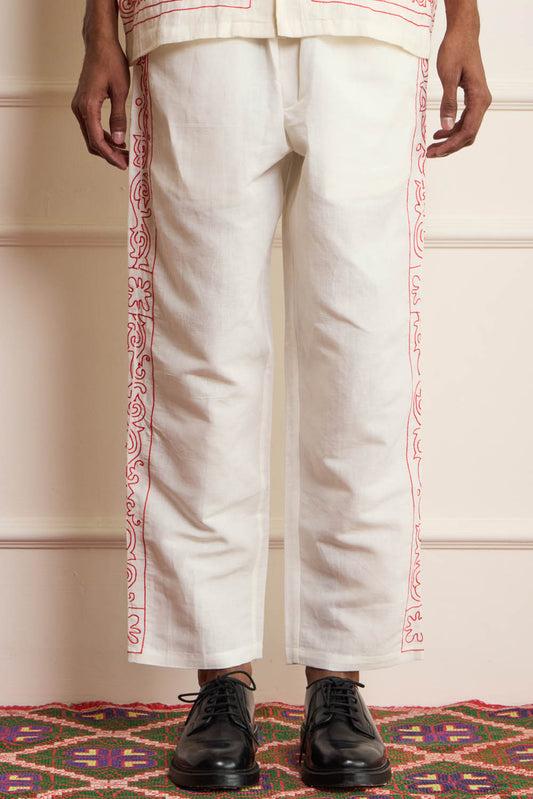 Classic Hand Embroidered Pants